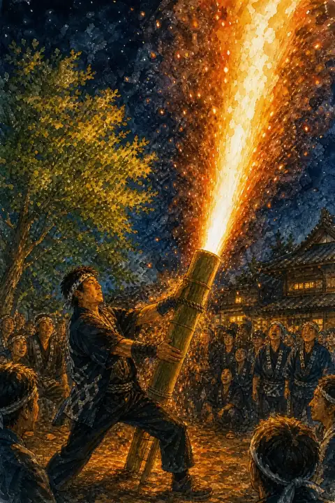 Toyohashi Tezutsu Fireworks