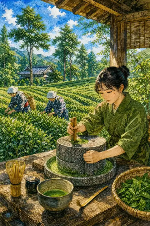 抹茶体験(西尾の抹茶)