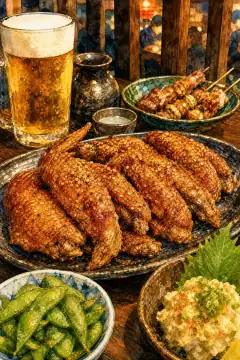 Tebasaki (Nagoya-style deep-fried chicken wings)