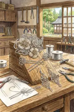秋田银线细工