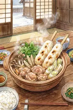 烤米棒火锅