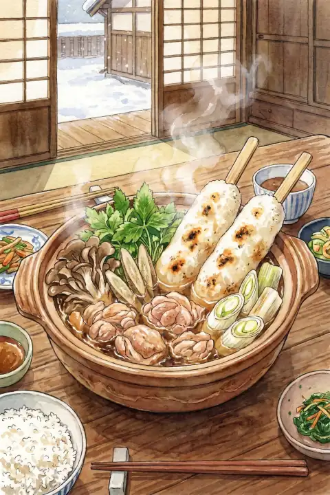 Kiritanpo Hot Pot