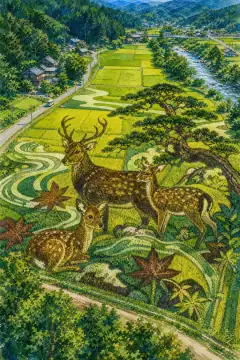 Inakadate Rice Paddy Art