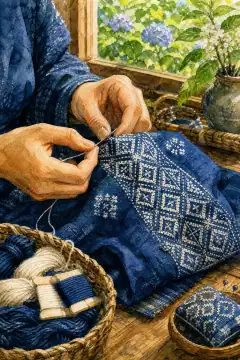 Kogin-zashi (Kogin embroidery)