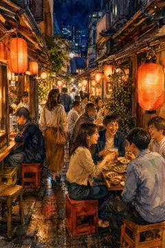 居酒屋・バーホッピング