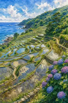 Oyama Senmaida Rice Terraces