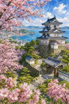 Tateyama Castle and Shiroyama Park