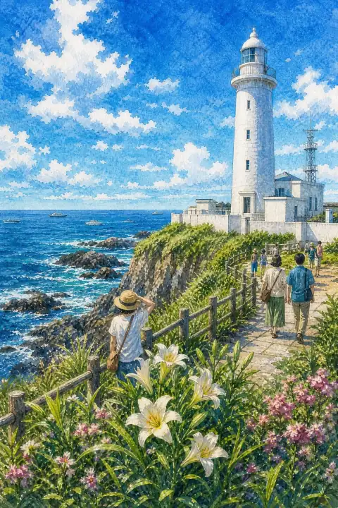 犬吠咲灯塔