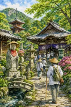 Shikoku Pilgrimage (Ohenro — 88-Temple Circuit)