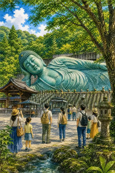 南藏院（释迦涅槃像）