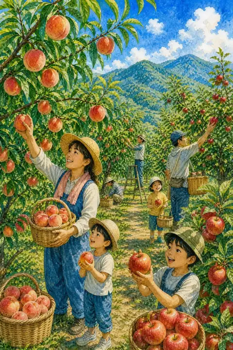 果物狩り (Fruit Picking)
