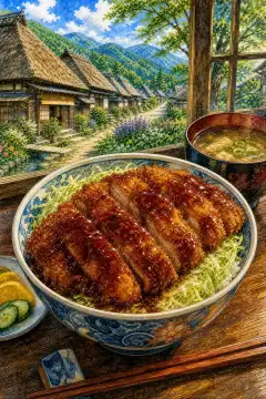 ソースかつ丼 (Sauce Katsudon)