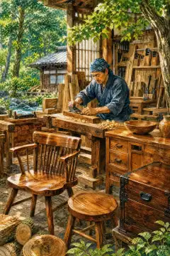飞驒家具·木工