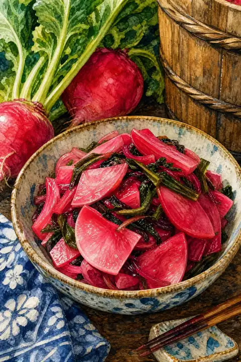 飞驒的腌菜（红芜菁腌菜）