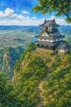 岐阜城与金华山
