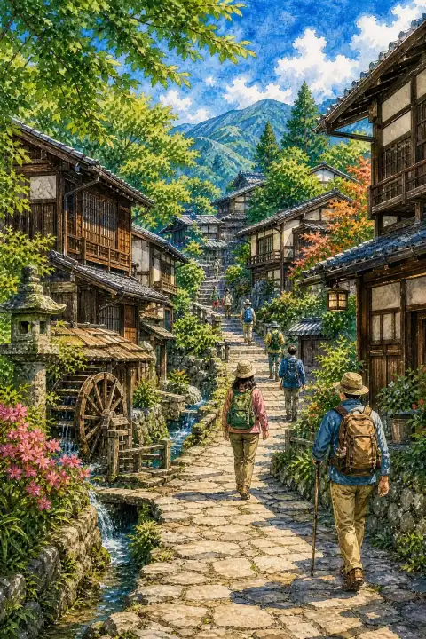 中山道（马笼宿·妻笼宿）