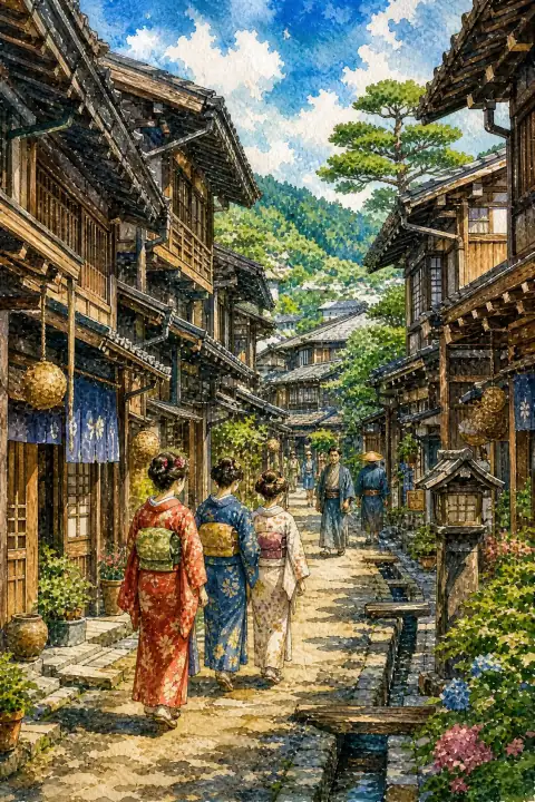 飞驒高山古街