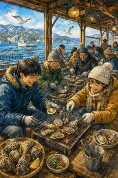 Hiroshima Oyster Huts