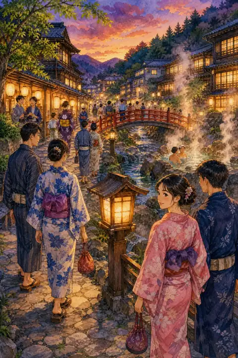 Hot Spring Culture (Kinosaki Onsen, Arima Onsen)