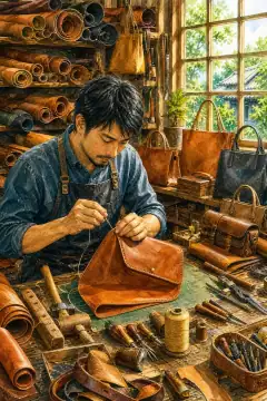 丰冈的箱包制作