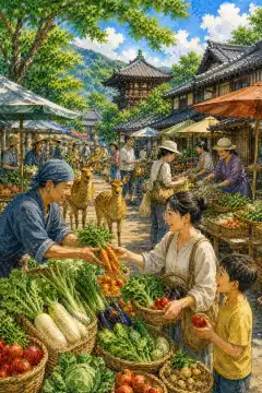 早市（出石与丹波的集市）