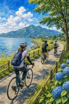 Cycling on the Tsukuba-Kasumigaura Ring-Ring Road