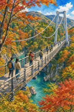 Ryujin Great Suspension Bridge