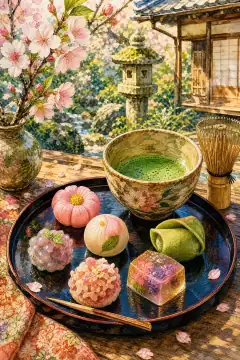 Wagashi (Traditional Japanese Confectionery)
