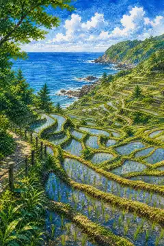 Shiroyone Senmaida Rice Terraces