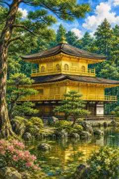 Konjiki-dō (Golden Hall), Chūson-ji Temple