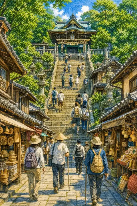 金刀比罗宫（琴平大人）参拜文化
