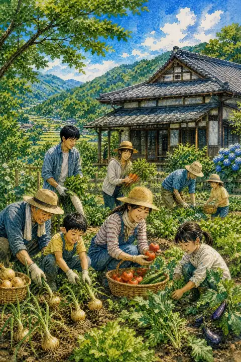 农泊（农家寄宿）体验