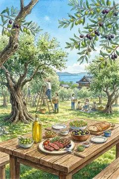 橄榄栽培与饮食文化