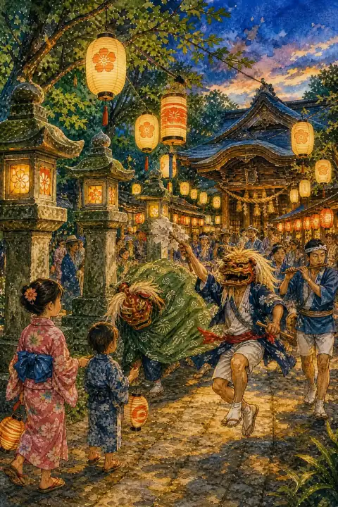 Rokugatsudō (June Lantern Festival)