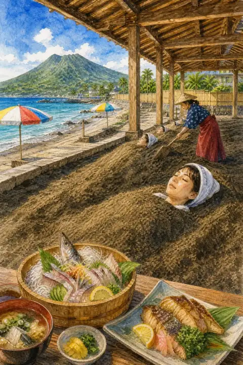 砂むし温泉（指宿）