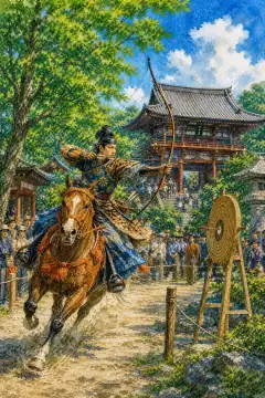 鹤冈八幡宫的神事