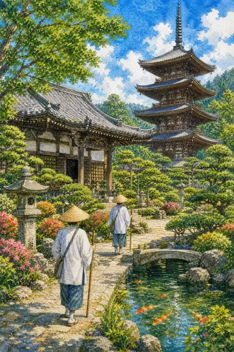 Chikurin-ji Temple (No. 31 on the Shikoku Pilgrimage)