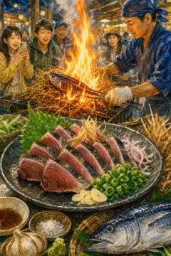 Katsuo Tataki (Seared Bonito)