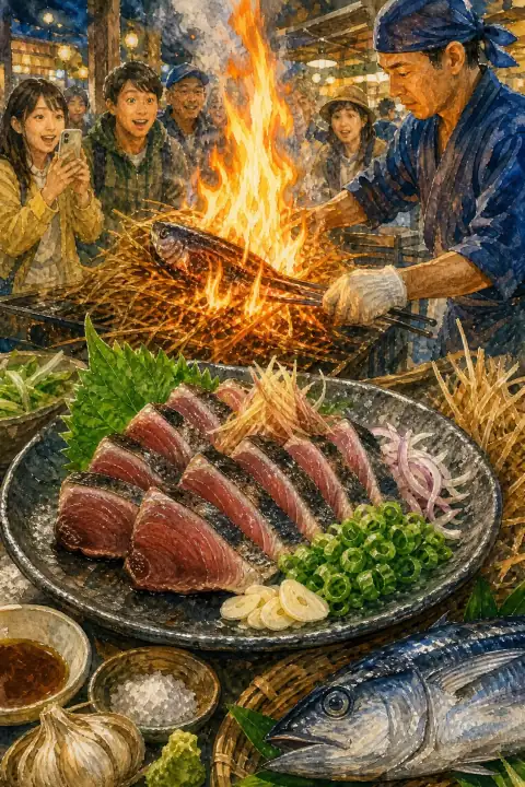 Katsuo Tataki (Seared Bonito)