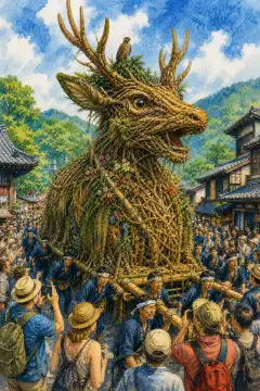 八朔祭の大造り物
