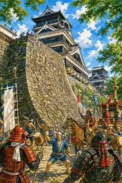 熊本城の武者返し