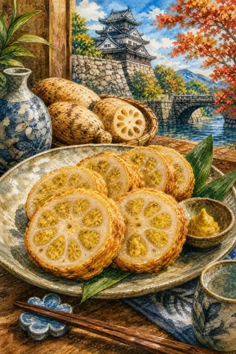 からし蓮根