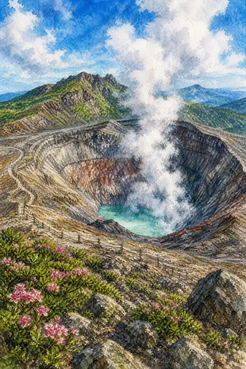 阿苏山（中岳火山口）