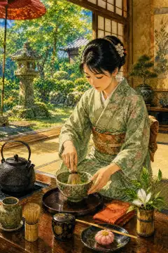 茶道与抹茶