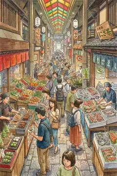 Food Stroll at Nishiki Market