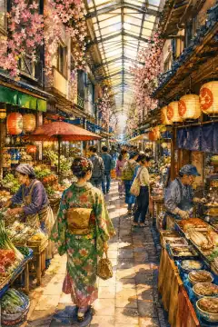 Stroll Along Local Shopping Streets
