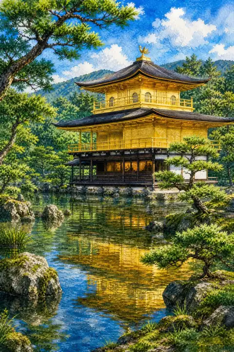 Kinkaku-ji Temple (Golden Pavilion)