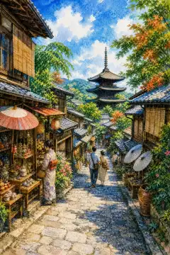 产宁坂（三年坂）·二年坂
