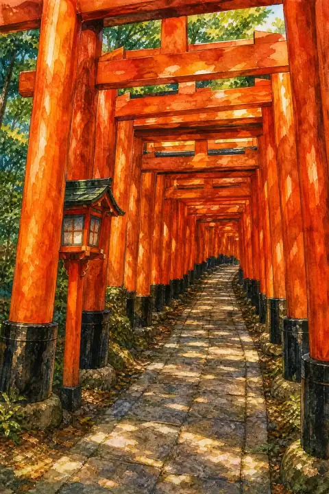 伏見稲荷大社の千本鳥居