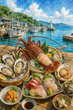 漁師町の海鮮グルメ
